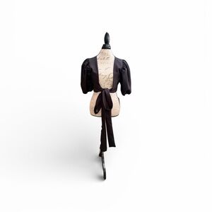 Liliana Black Puff Sleeve Top